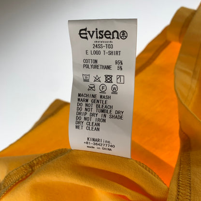 【中古美品】【メンズ】 Evisen skateboards エビセンスケートボード E LOGO T-SHIRT 24SS-T03 147-260506-sy-06-otoh サイズ：XL カラー：オレンジ系 万代Net店