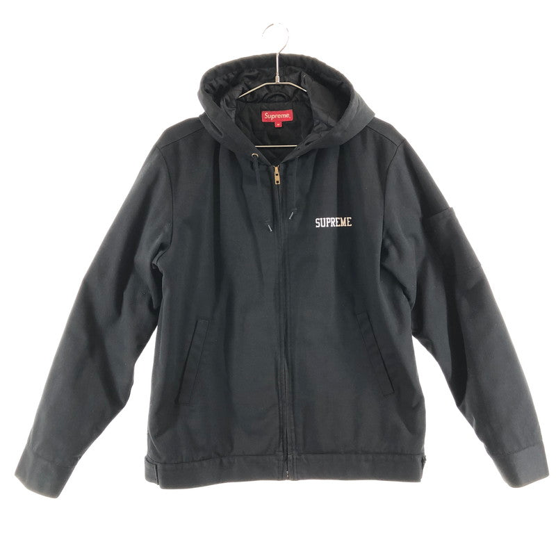 【中古品】【メンズ】 SUPREME シュプリーム 14AW Hooded Work Jacket 149-260512-sy-07-otoh サイズ：M カラー：ブラック系 万代Net店