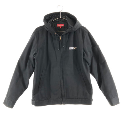【中古品】【メンズ】 SUPREME シュプリーム 14AW Hooded Work Jacket 149-260512-sy-07-otoh サイズ：M カラー：ブラック系 万代Net店