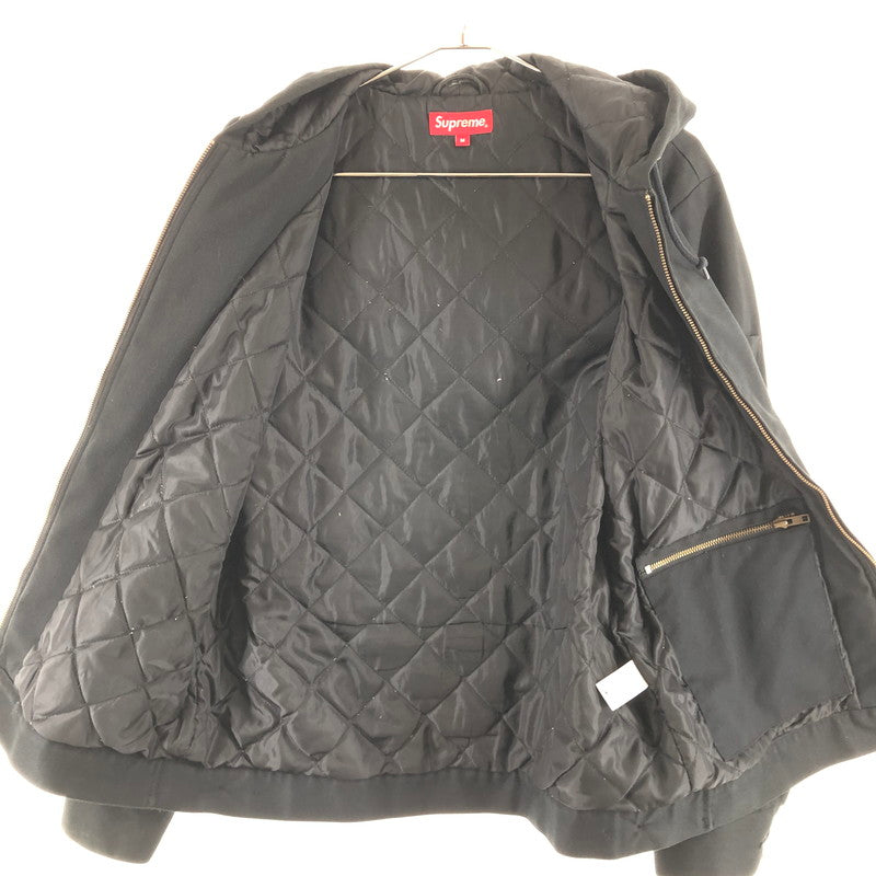 【中古品】【メンズ】 SUPREME シュプリーム 14AW Hooded Work Jacket 149-260512-sy-07-otoh サイズ：M カラー：ブラック系 万代Net店