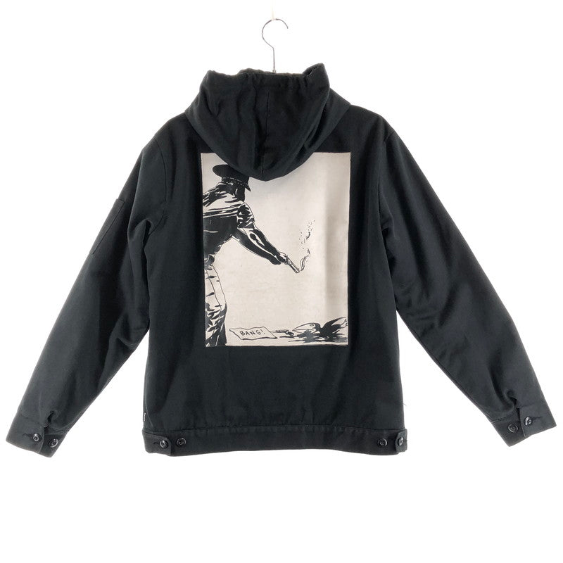 【中古品】【メンズ】 SUPREME シュプリーム 14AW Hooded Work Jacket 149-260512-sy-07-otoh サイズ：M カラー：ブラック系 万代Net店