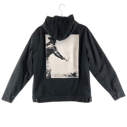【中古品】【メンズ】 SUPREME シュプリーム 14AW Hooded Work Jacket 149-260512-sy-07-otoh サイズ：M カラー：ブラック系 万代Net店