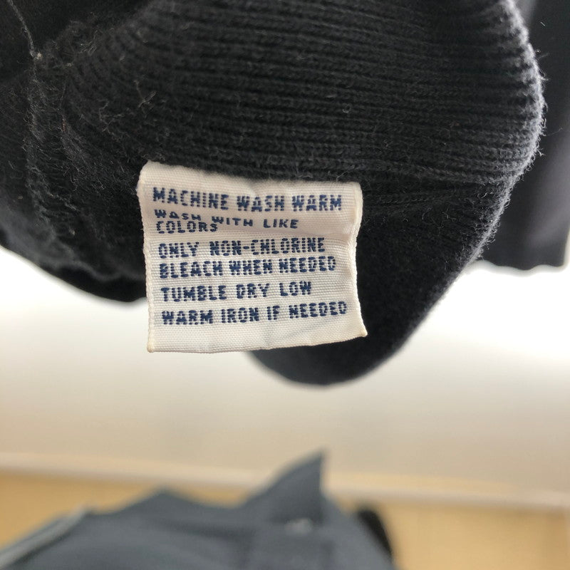 【中古品】【メンズ】 POLO RALPH LAUREN ポロ ラルフ ローレン Vガゼット クルーネック スウェットシャツ 147-260506-sy-03-otoh サイズ：XXL カラー：ブラック系 万代Net店