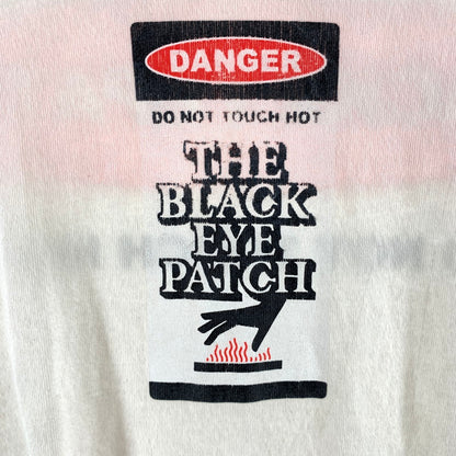 【中古品】【メンズ】 BlackEyePatch ブラックアイパッチ DO NOT TOUCH HOT プリント Tシャツ 147-260507-sy-01-otoh サイズ：L カラー：ホワイト系 万代Net店