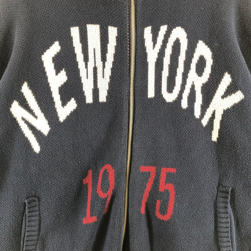 【中古品】【メンズ】 AVIREX DRIVERS COTTON KNIT アヴィレックス ドライバーズ コットン ニット 147-260630-sm-07-otoh カラー：ネイビー 万代Net店