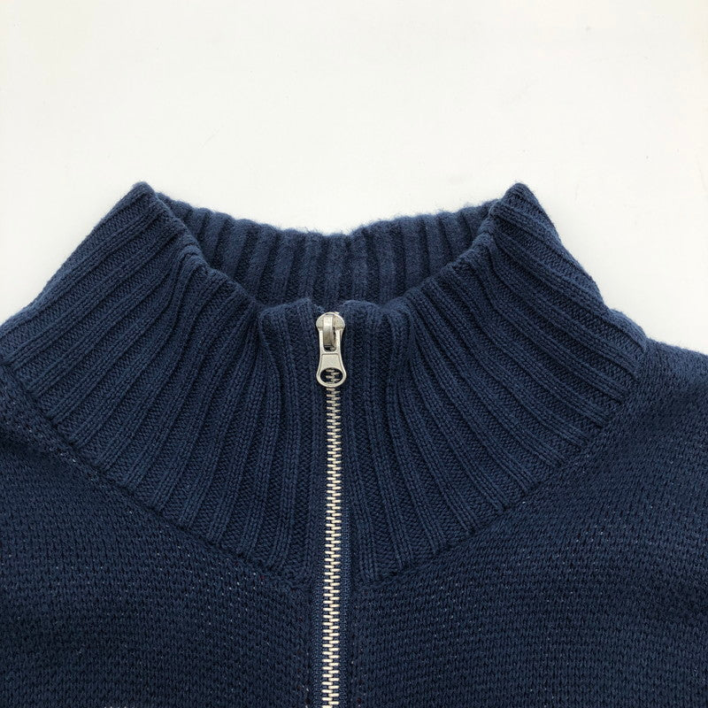 【中古品】【メンズ】 AVIREX DRIVERS COTTON KNIT アヴィレックス ドライバーズ コットン ニット 147-260630-sm-07-otoh カラー：ネイビー 万代Net店
