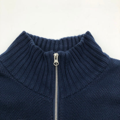 【中古品】【メンズ】 AVIREX DRIVERS COTTON KNIT アヴィレックス ドライバーズ コットン ニット 147-260630-sm-07-otoh カラー：ネイビー 万代Net店
