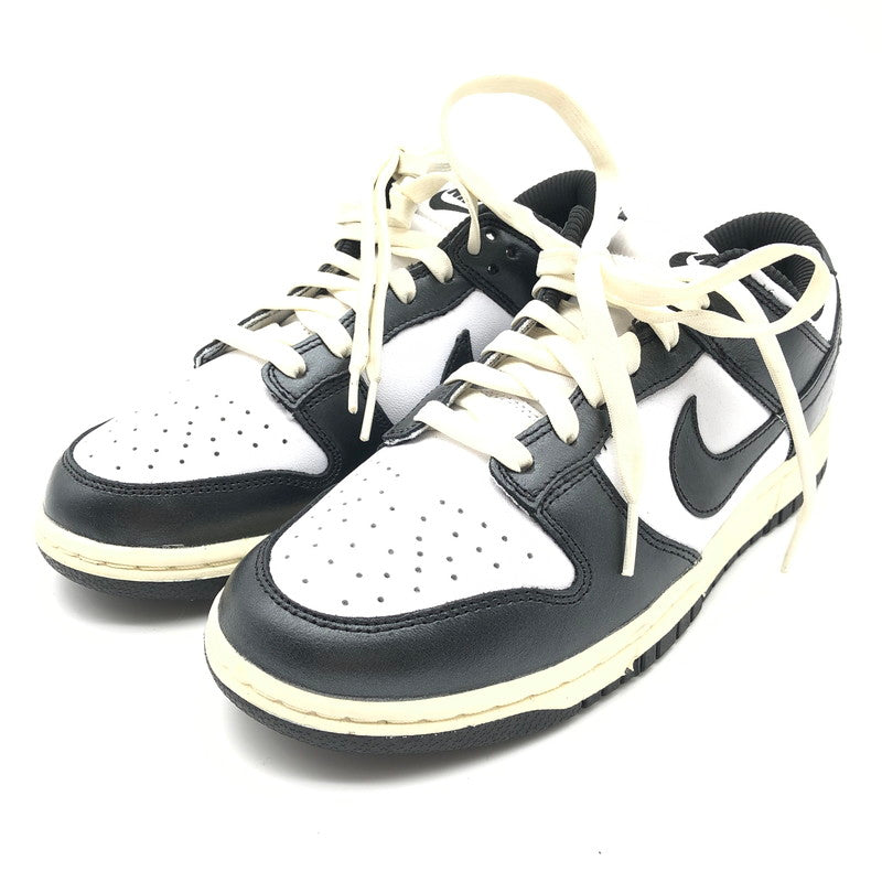 【中古美品】【レディース】 NIKE ナイキ FQ8899-100 WMNS DUNK LOW PRM "VINTAGE PANDA"スニーカー 靴 160-260507-st-01-otoh カラー：ホワイト/ココナッツミルク/ブラック 万代Net店