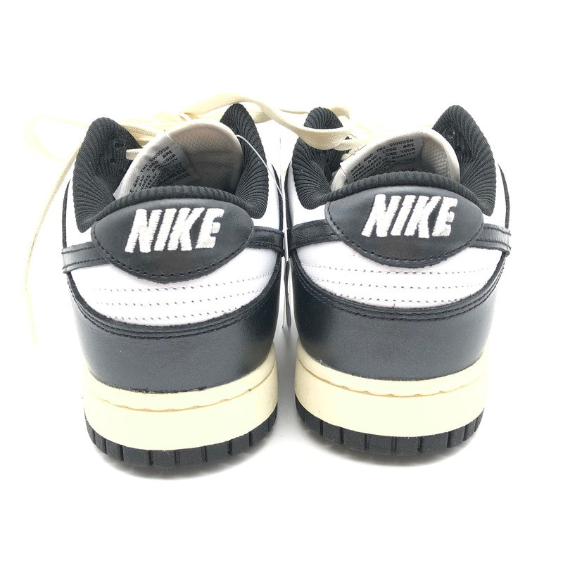 【中古美品】【レディース】 NIKE ナイキ FQ8899-100 WMNS DUNK LOW PRM "VINTAGE PANDA"スニーカー 靴 160-260507-st-01-otoh カラー：ホワイト/ココナッツミルク/ブラック 万代Net店