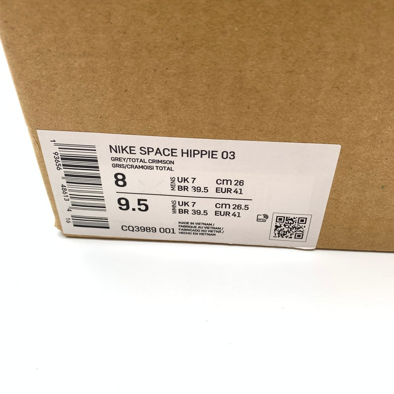 【中古美品】【メンズ】 NIKE ナイキ CQ3989-001 SPACEHIPPIE 03 スニーカー 靴 166-260625-st-19-otoh カラー：（または、グレー / トータルオレンジ 万代Net店