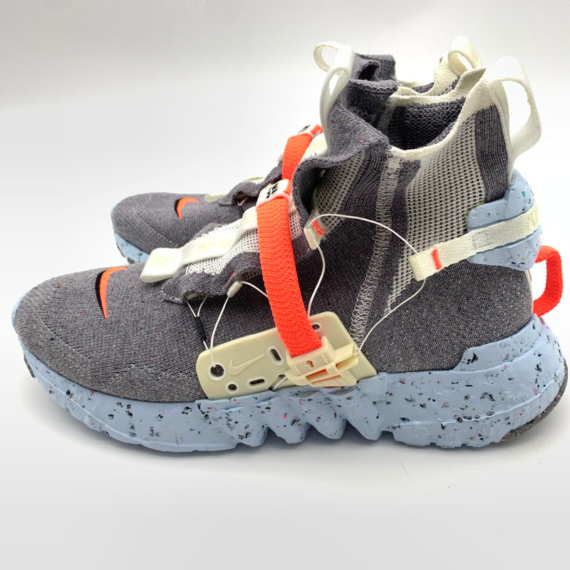 【中古美品】【メンズ】 NIKE ナイキ CQ3989-001 SPACEHIPPIE 03 スニーカー 靴 166-260625-st-19-otoh カラー：（または、グレー / トータルオレンジ 万代Net店