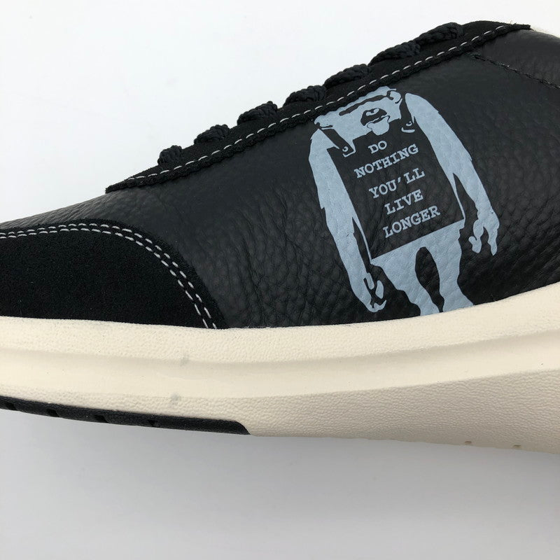 【中古美品】【メンズ】 via SANGACIO×BRANDALISED にゅ BLOW Black WhiteSANGACIO サンガッチョ　にゅーず　バンクシーコラボ スニーカー 靴 162-260714-sm-08-otoh カラー：ブラック 万代Net店