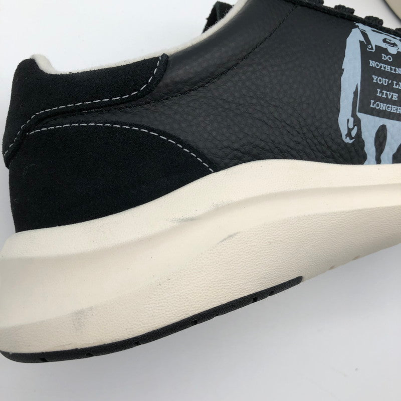 【中古美品】【メンズ】 via SANGACIO×BRANDALISED にゅ BLOW Black WhiteSANGACIO サンガッチョ　にゅーず　バンクシーコラボ スニーカー 靴 162-260714-sm-08-otoh カラー：ブラック 万代Net店