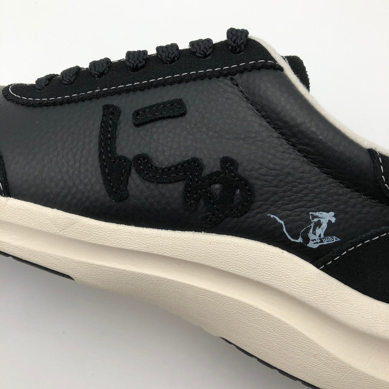 【中古美品】【メンズ】 via SANGACIO×BRANDALISED にゅ BLOW Black WhiteSANGACIO サンガッチョ　にゅーず　バンクシーコラボ スニーカー 靴 162-260714-sm-08-otoh カラー：ブラック 万代Net店