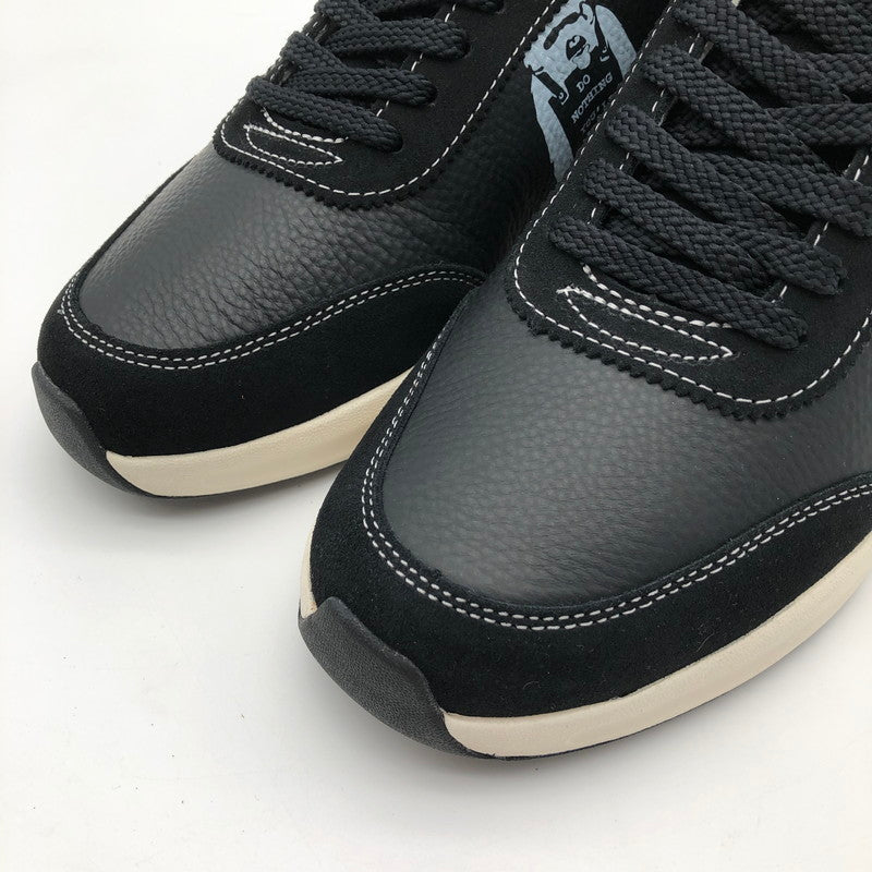【中古美品】【メンズ】 via SANGACIO×BRANDALISED にゅ BLOW Black WhiteSANGACIO サンガッチョ　にゅーず　バンクシーコラボ スニーカー 靴 162-260714-sm-08-otoh カラー：ブラック 万代Net店