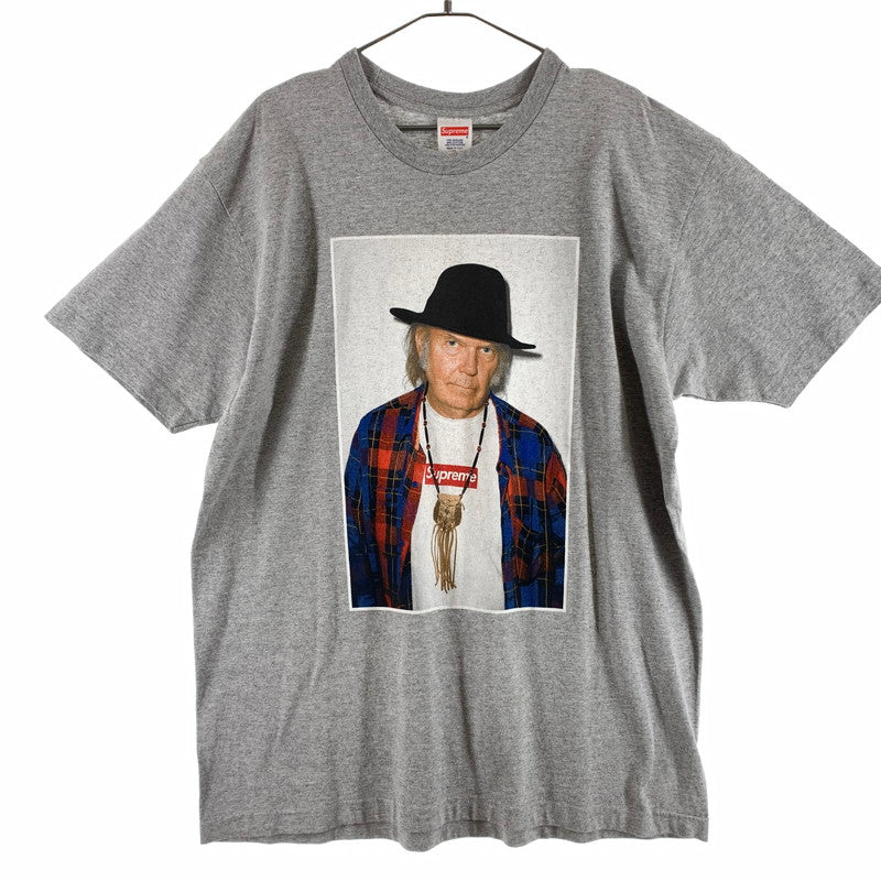 【中古品】【メンズ】 SUPREME シュプリーム Neil Young Tee ニールヤング Tシャツ 149-260507-sy-03-otoh サイズ：XL カラー：グレー系 万代Net店