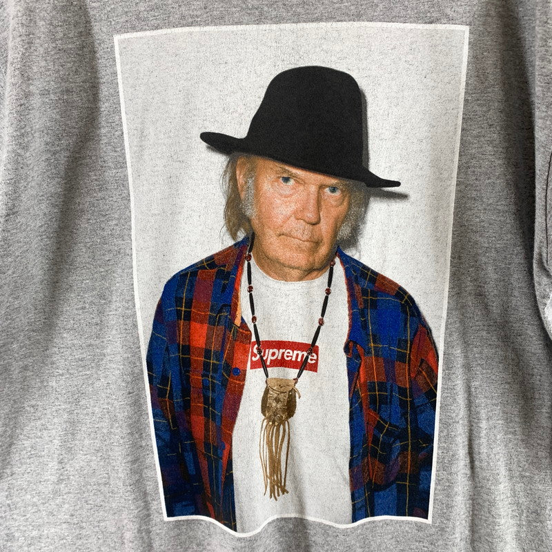 【中古品】【メンズ】 SUPREME シュプリーム Neil Young Tee ニールヤング Tシャツ 149-260507-sy-03-otoh サイズ：XL カラー：グレー系 万代Net店