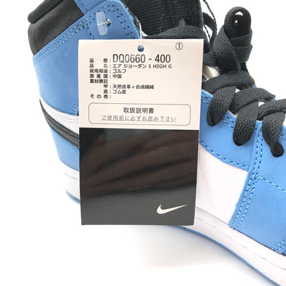 【中古美品】【メンズ】 NIKE ナイキ DQ0660-400 AIR JORDAN HIGH GOLF "UNIVERSITY BLUE" スニーカー 靴 160-260506-st-08-otoh カラー：ユニバーシティ ブルー/ホワイト/ブラック 万代Net店