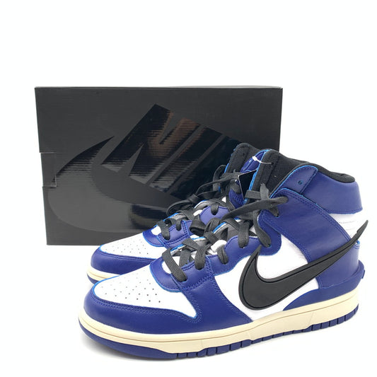 【中古美品】【メンズ】 NIKE × AMBUSH ナイキ アンブッシュ CU7544-400 DUNK HI DEEP ROYAL スニーカー 靴 160-260428-ts-01-otoh カラー：ブルー/ホワイト/ブラック 万代Net店