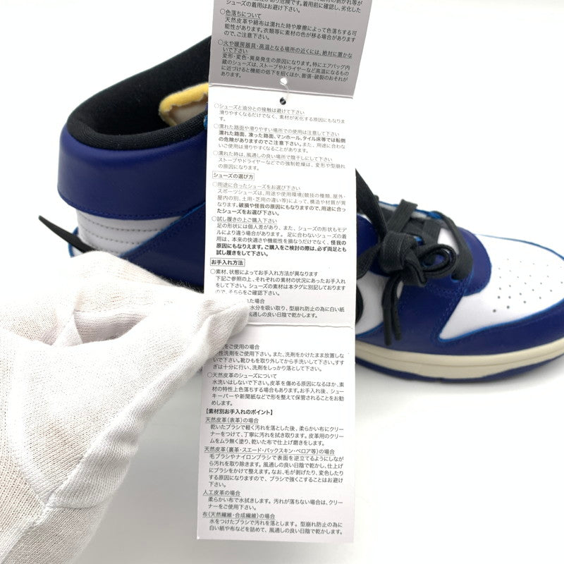 【中古美品】【メンズ】 NIKE × AMBUSH ナイキ アンブッシュ CU7544-400 DUNK HI DEEP ROYAL スニーカー 靴 160-260428-ts-01-otoh カラー：ブルー/ホワイト/ブラック 万代Net店