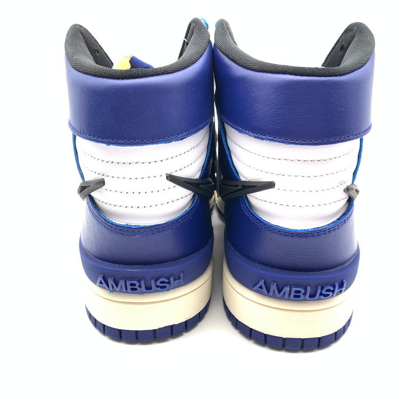 【中古美品】【メンズ】 NIKE × AMBUSH ナイキ アンブッシュ CU7544-400 DUNK HI DEEP ROYAL スニーカー 靴 160-260428-ts-01-otoh カラー：ブルー/ホワイト/ブラック 万代Net店