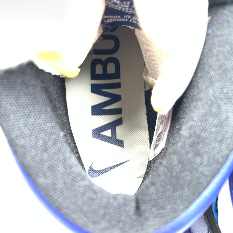 【中古美品】【メンズ】 NIKE × AMBUSH ナイキ アンブッシュ CU7544-400 DUNK HI DEEP ROYAL スニーカー 靴 160-260428-ts-01-otoh カラー：ブルー/ホワイト/ブラック 万代Net店