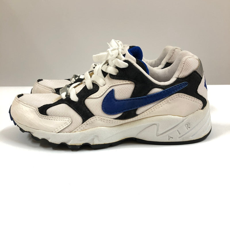 【中古品】【メンズ】 NIKE 104070 141 AIR EQUATOR WHITE VARSITY ROYAL-BLACK MADE IN INDONESIA エア エクエイター スニーカー 靴 160-260716-sm-02-otoh カラー：ホワイト 万代Net店