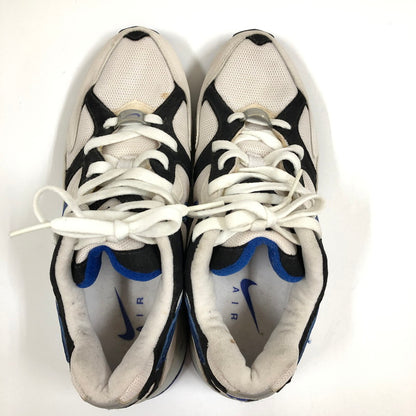 【中古品】【メンズ】 NIKE 104070 141 AIR EQUATOR WHITE VARSITY ROYAL-BLACK MADE IN INDONESIA エア エクエイター スニーカー 靴 160-260716-sm-02-otoh カラー：ホワイト 万代Net店