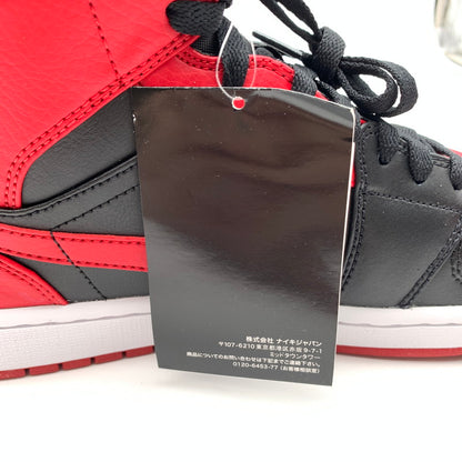 【中古美品】【メンズ】 NIKE ナイキ 554724-074 AIR JORDAN 1 MID "BRED" スニーカー 靴 160-260502-ts-02-otoh カラー：ブラック / ジムレッド/ホワイト 万代Net店