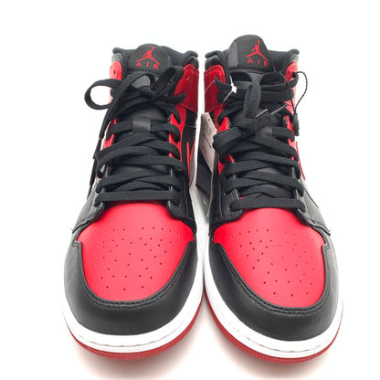 【中古美品】【メンズ】 NIKE ナイキ 554724-074 AIR JORDAN 1 MID "BRED" スニーカー 靴 160-260502-ts-02-otoh カラー：ブラック / ジムレッド/ホワイト 万代Net店