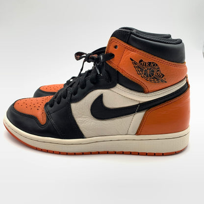 【中古品】【メンズ】 NIKE ナイキ 555088-005 AIR JORDAN 1 RETRO HIGH OG ”SHATTERED BACKBOARD" スニーカー 靴 160-260618-st-12-otoh カラー：ブラック／ホワイト/チームオレンジ 万代Net店