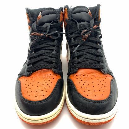 【中古品】【メンズ】 NIKE ナイキ 555088-005 AIR JORDAN 1 RETRO HIGH OG ”SHATTERED BACKBOARD" スニーカー 靴 160-260618-st-12-otoh カラー：ブラック／ホワイト/チームオレンジ 万代Net店