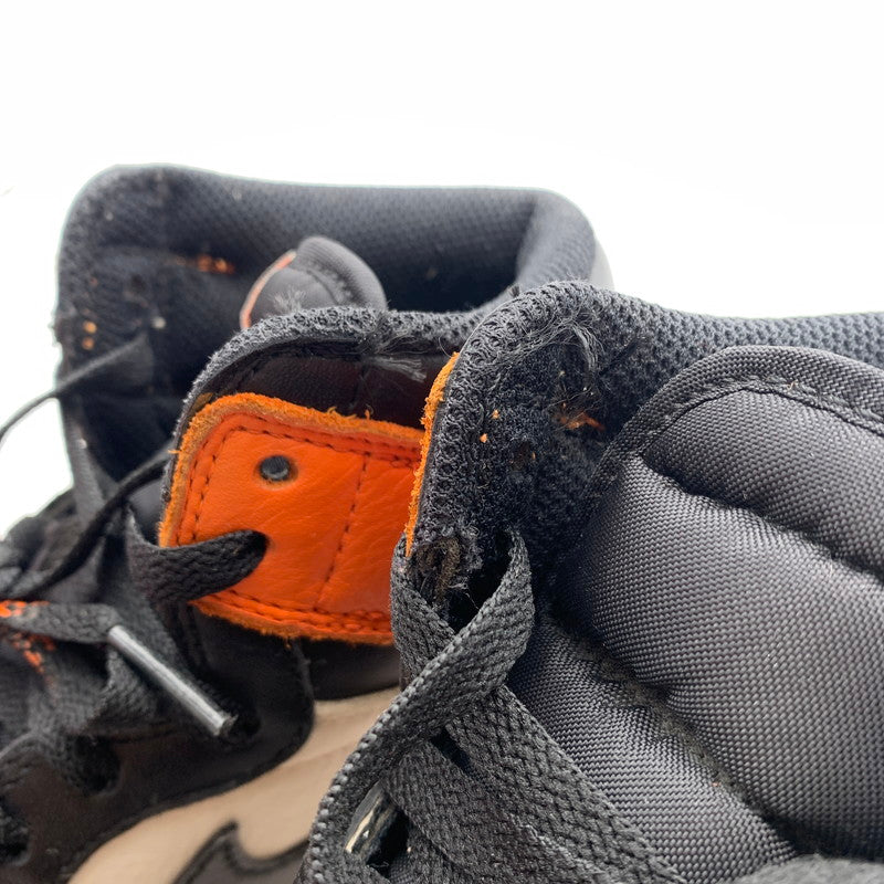 【中古品】【メンズ】 NIKE ナイキ 555088-005 AIR JORDAN 1 RETRO HIGH OG ”SHATTERED BACKBOARD" スニーカー 靴 160-260618-st-12-otoh カラー：ブラック／ホワイト/チームオレンジ 万代Net店