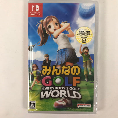 【未使用品】 みんなのGOLF WORLD -Switch [CERO区分_A / 全年齢対象商品] 029-260623-sy-07-oto 万代Net店