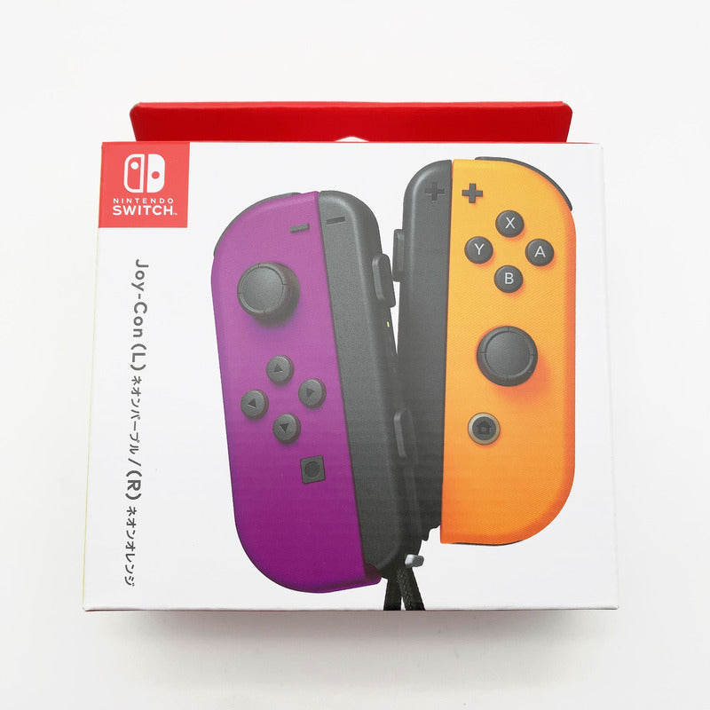 【中古美品】 未開封　Joy-Con(L) ネオンパープル (R) ネオンオレンジ 024-261026-st-12-otoh 万代Net店
