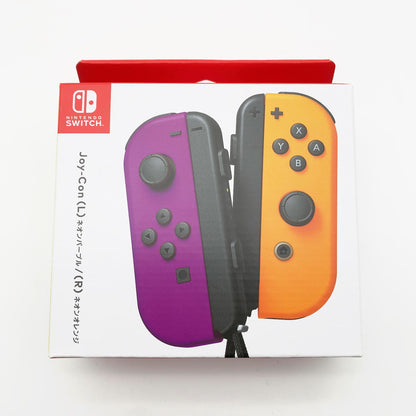 【中古美品】 未開封　Joy-Con(L) ネオンパープル (R) ネオンオレンジ 024-261026-st-12-otoh 万代Net店