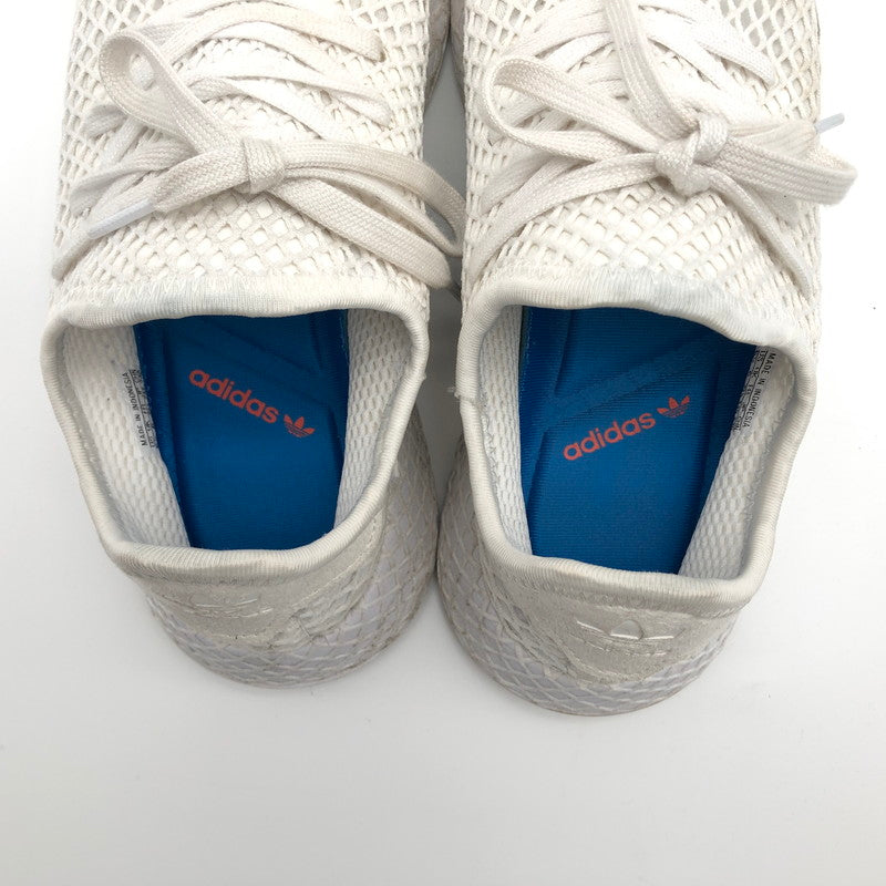 【中古品】【メンズ】 ADIDAS CQ2625 DEERUPT RUNNER アディダス ディーラプト ランナー メッシュ スニーカー 靴 161-260603-sm-02-otoh カラー：ホワイト 万代Net店