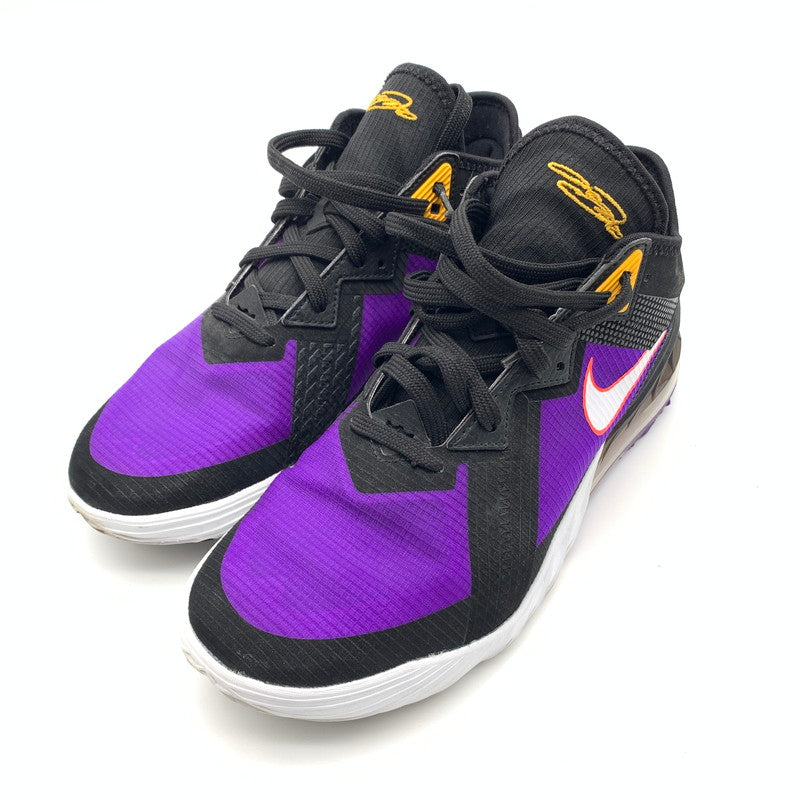 【中古美品】【メンズ】 NIKE ナイキ CV7562-003 LEBRON 18 LOW ACG スニーカー 靴 160-260510-st-04-otoh カラー：ブラック/ホワイト/フィアスパープル/レーサーブルー 万代Net店