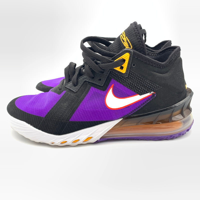 【中古美品】【メンズ】 NIKE ナイキ CV7562-003 LEBRON 18 LOW ACG スニーカー 靴 160-260510-st-04-otoh カラー：ブラック/ホワイト/フィアスパープル/レーサーブルー 万代Net店