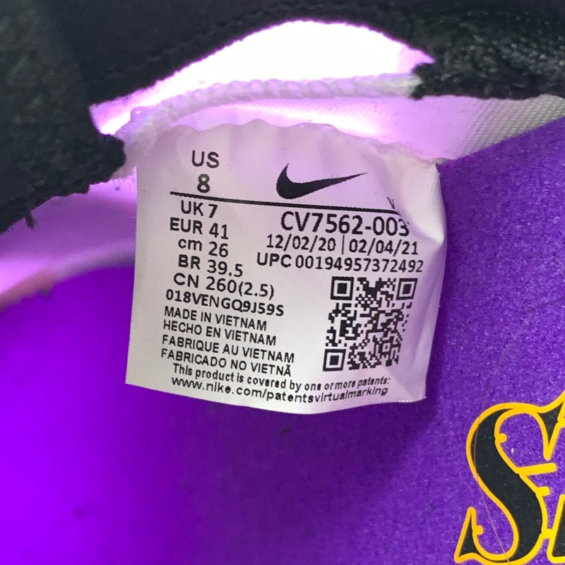 【中古美品】【メンズ】 NIKE ナイキ CV7562-003 LEBRON 18 LOW ACG スニーカー 靴 160-260510-st-04-otoh カラー：ブラック/ホワイト/フィアスパープル/レーサーブルー 万代Net店