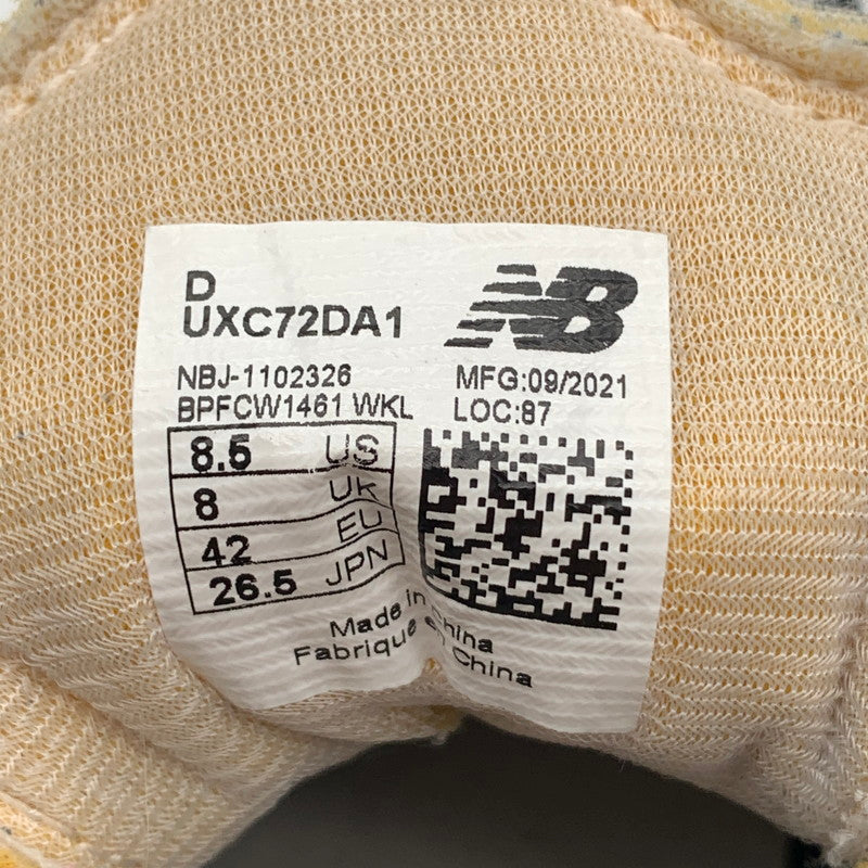 【中古品】【メンズ】 NEWBALANCE ニューバランス UXC72DA1 スニーカー 靴 162-260512-st-02-otoh カラー：ブラック/ムーンビーム 万代Net店