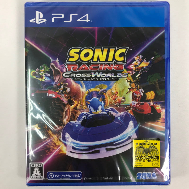 【未使用品】 ソニックレーシング クロスワールド - PS4【PS5アップグレード対応】 [CERO区分_A / 全年齢対象商品] 027-260623-sy-10-oto 万代Net店