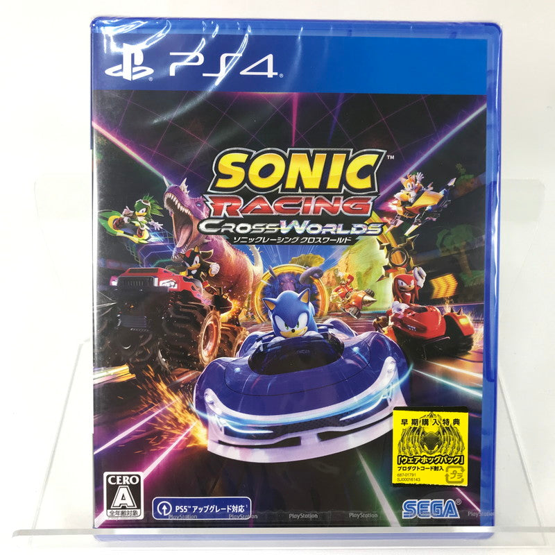 【未使用品】 ソニックレーシング クロスワールド - PS4【PS5アップグレード対応】 [CERO区分_A / 全年齢対象商品] 027-260623-sy-06-oto 万代Net店