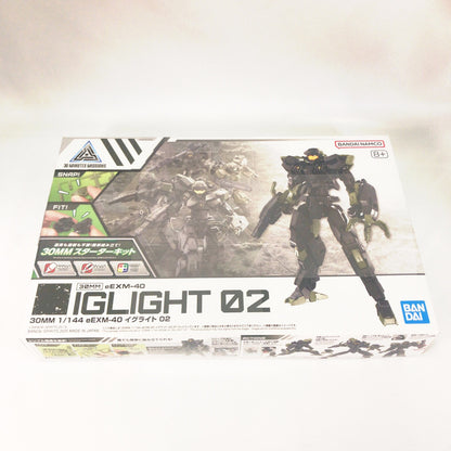 【中古美品】 未組立 30MM eEXM-40 イグライト 02 プラモデル ガンプラ 059-261002-sy-07-otoh 万代Net店