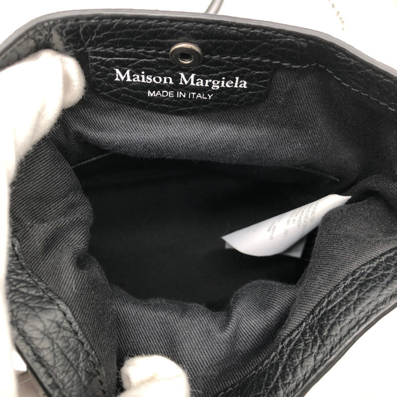 【中古美品】【レディース】 MAISON MARGIEL メゾン マルジェラ AS56WG0081 5ACマイクロバッグ ハンドバッグ ショルダーバッグ カバン 180-260402-nm-01-otoh カラー：ブラック 万代Net店