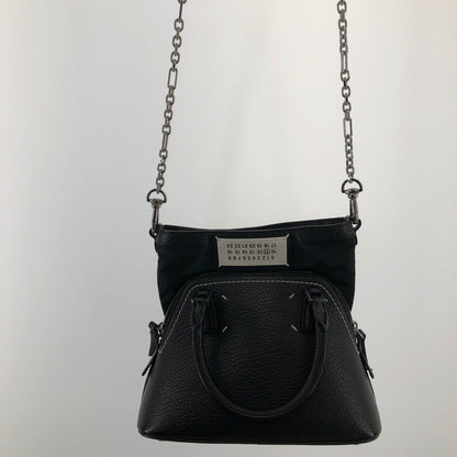 【中古美品】【レディース】 MAISON MARGIEL メゾン マルジェラ AS56WG0081 5ACマイクロバッグ ハンドバッグ ショルダーバッグ カバン 180-260402-nm-01-otoh カラー：ブラック 万代Net店