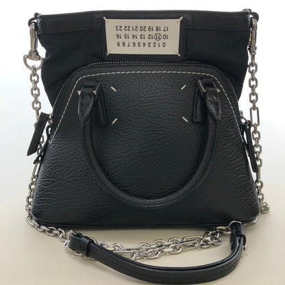 【中古美品】【レディース】 MAISON MARGIEL メゾン マルジェラ AS56WG0081 5ACマイクロバッグ ハンドバッグ ショルダーバッグ カバン 180-260402-nm-01-otoh カラー：ブラック 万代Net店