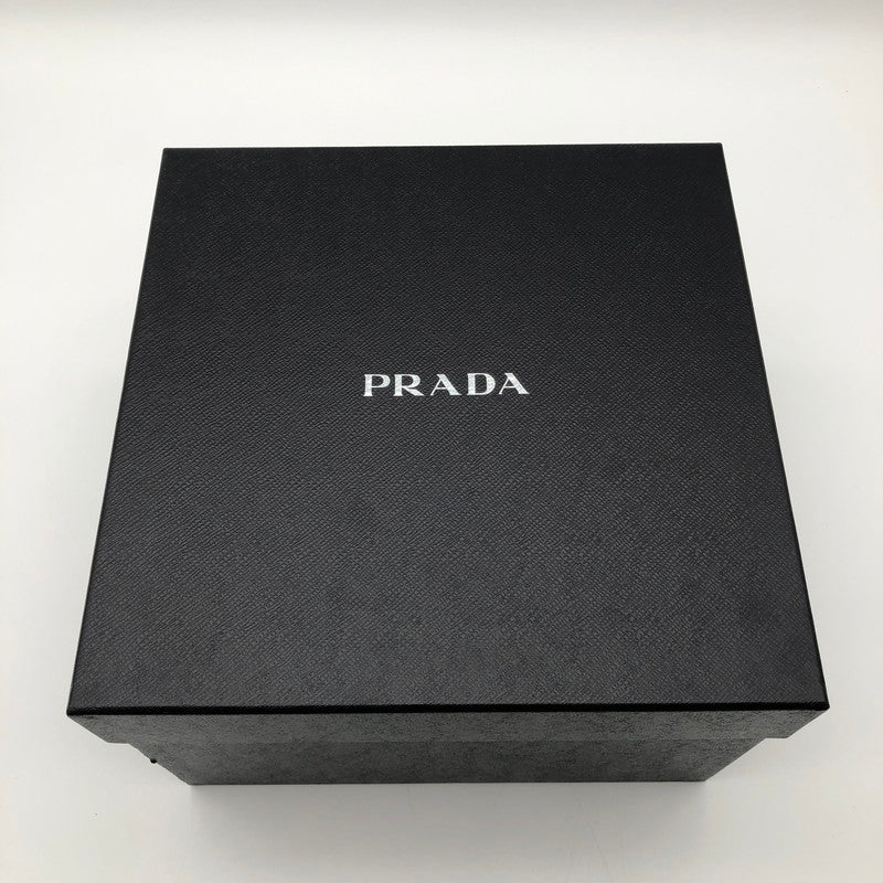 【中古美品】【メンズ】 PRADA プラダ ノべルティ バケットハット トライアングルロゴ バケハ 帽子 183-260420-sy-01-otoh サイズ：M カラー：ブラック 万代Net店