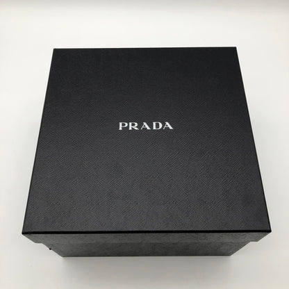 【中古美品】【メンズ】 PRADA プラダ ノべルティ バケットハット トライアングルロゴ バケハ 帽子 183-260420-sy-01-otoh サイズ：M カラー：ブラック 万代Net店