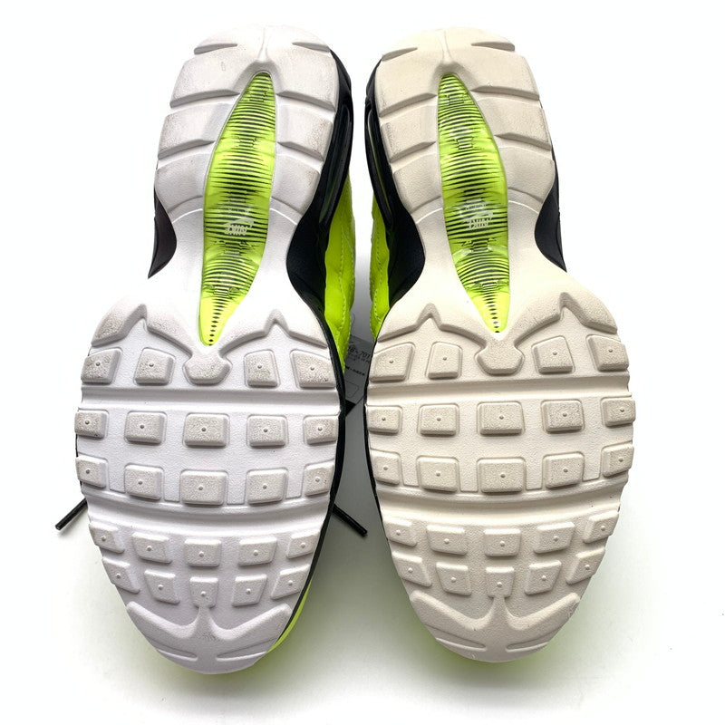 【中古美品】【メンズ】 NIKE ナイキ 538416-701 AIR MAX 95 "REVERSE VOLT" スニーカー 靴 160-260623-st-08-otoh カラー：ボルト/ブラック-ボルトグロー 万代Net店